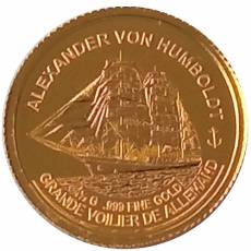 Gold-Satz 6 x 0,5 gramm Deutsche Großsegler und Windjammer