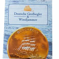 Gold-Satz 6 x 0,5 gramm Deutsche Großsegler und Windjammer