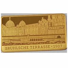 12 x Goldbarren Dresden mein Elbflorenz 1. Edition
