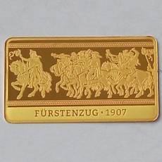 12 x Goldbarren Dresden mein Elbflorenz 1. Edition