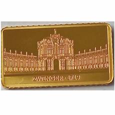 12 x Goldbarren Dresden mein Elbflorenz 1. Edition