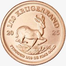 Krügerrand 1/10oz Goldmünze 2025