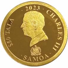 Goldmünze 1/2 gramm First Issue Edition Coronation Charles III Proof Blister 2023