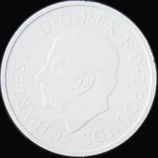 Britannia 1 Unze Silber White Cerafine Rosegold 2024