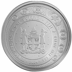 1 Unze Silbermünze Fiji Unicorn 2024