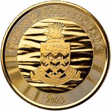 Goldmünze 1 oz Cayman Islands Stachelrochen Proof Like 2024