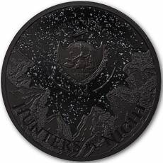 Silbermünze 2 oz Jäger bei Nacht - EAGLE OWL - Hunters By Night PP 2021