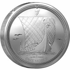 Silbermünze 1 oz The Isle of Man The Noble 2024