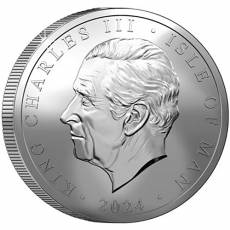 Silbermünze 1 oz The Isle of Man The Noble 2024