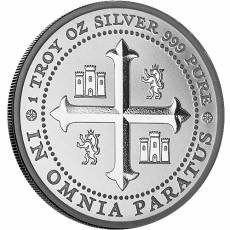 1 oz Silver Round Omnia Paratus