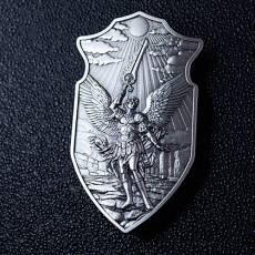 Silbermünze 2 oz Erzengel Uriel Schild 2025
