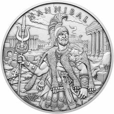 Silber Round 1 oz Legendary Warriors Hannibal