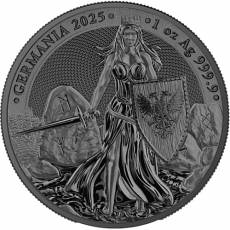 1 Unze Silber Germania 5 Mark Black Silver UV-Effekt WMF Edition 2025