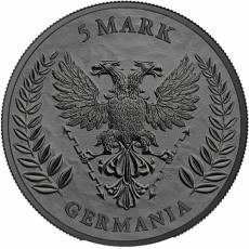 1 Unze Silber Germania 5 Mark Black Silver UV-Effekt WMF Edition 2025