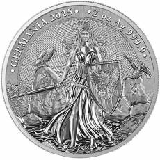 2 Unzen Silber Germania 10 Mark 2025