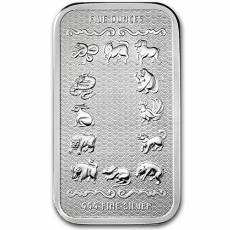 Silberbarren 5 oz Lunar Schlange 2025