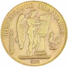 20 Franc Goldmünze Frankreich 1898