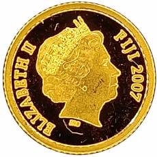Goldmünze 1/2 gramm 20 Jahre Britannia 2007