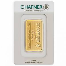 20 gramm C. Hafner - Goldbarren 999,9/1000