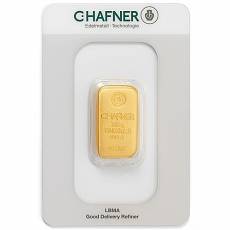 250 gramm Goldbarren C. Hafner 999,9/1000
