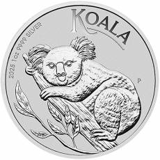 Australischer Koala 1 Unze Silber 2025
