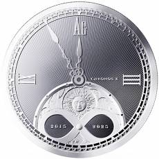 Silbermünze 1 oz 10 Jahre Chronos Panta Rhei Tokelau 2025
