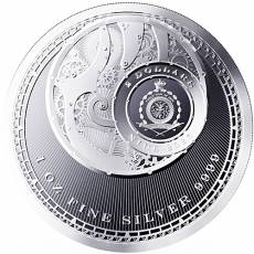 Silbermünze 1 oz 10 Jahre Chronos Panta Rhei Tokelau 2025