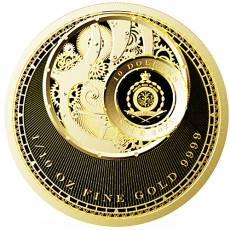Goldmünze Silbermünze 1/10 oz 10 Jahre Chronos Panta Rhei Tokelau Proof Like 2025