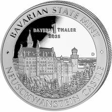 1 oz Silber Bayern Thaler Neuschwanstein 2025