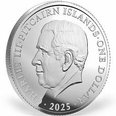 Silbermünze 1 oz Ocean Wonders Turtle Pitcairn Islands 2025