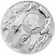 Silbermünze 3 oz KING OF THE EAST - TIGER Proof Ultra High Relief 2025