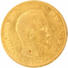20 Franc Goldmünze Napoleon III. Frankreich 1856