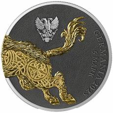 2 x 1 Unze Silber Germania Beasts Gullinborsti Geminus Limited Edition 2025