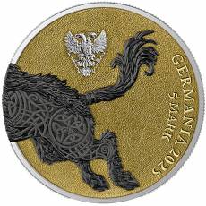 2 x 1 Unze Silber Germania Beasts Gullinborsti Geminus Limited Edition 2025