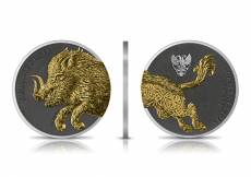 2 x 1 Unze Silber Germania Beasts Gullinborsti Geminus Limited Edition 2025