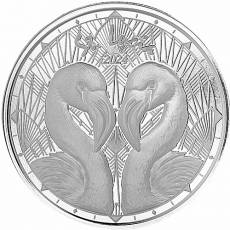 Silbermünze 1 oz Eastern Caribbean St. Lucia Flamingo 2025