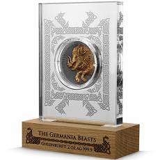2 Unzen Silber Germania Beasts Gullinbursti Ultra High Relief 2025