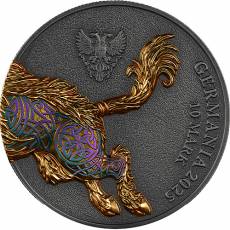 2 Unzen Silber Germania Beasts Gullinbursti Ultra High Relief 2025