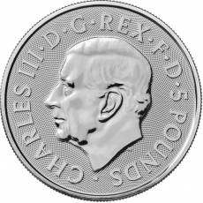 2 Unzen Silber Tudors Beasts Greyhound of Richmond 2025
