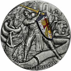 Silbermünze 2 oz Sir Perceval - Camelot Serie 2025