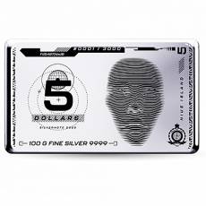 100 gramm Niue Silber Notebar 2025 Münzbarren