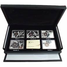 5 x Silber Münzbarren Deutschland Tropische Zone PP 2017