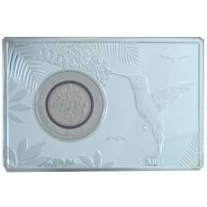 5 x Silber Münzbarren Deutschland Tropische Zone PP 2017
