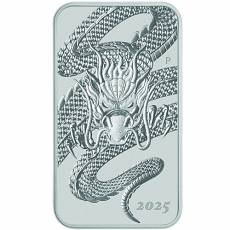 1 oz Silbermünze Perth Mint Rectangular Dragon 2025