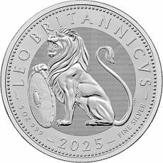 Silbermünze 5 oz British Lion 2025
