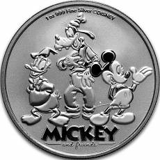 1 Unze Silbermünze Mickey(TM) and Friends 2025