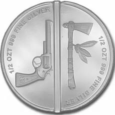 1 oz Silver Round Western Warrior 2025
