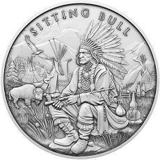 Silber Round 1 oz Legendary Warriors Sitting Bull
