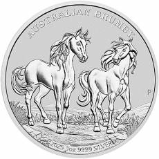 Silbermünze 1 oz Australian Brumby 2025