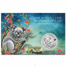 Australischer Koala 1 Unze Silber ANA Coin Show Special - Blister 2025